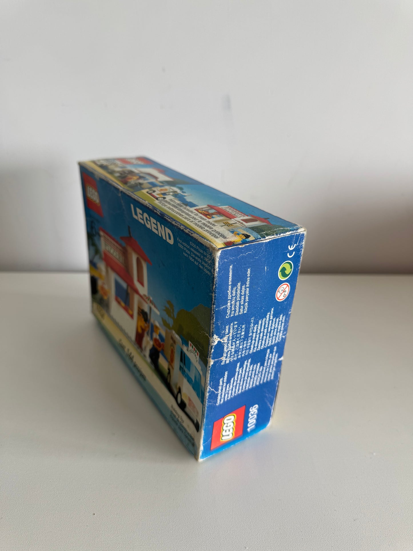 LEGO 10036 LEGEND Pizza to go 6350 Town Pizzeria Classic Vintage New Sealed, Second-hand But Unused