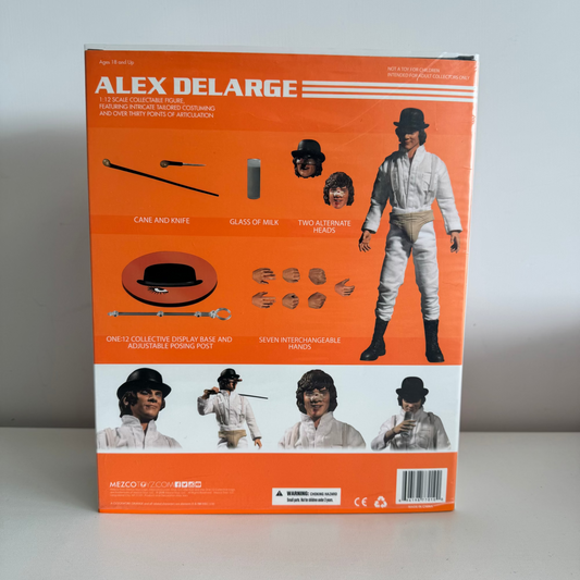 Mezco One:12 Collective A Clockwork Orange Alex DeLarge 1/12 Action Figure New Sealed, Second-hand But Unused