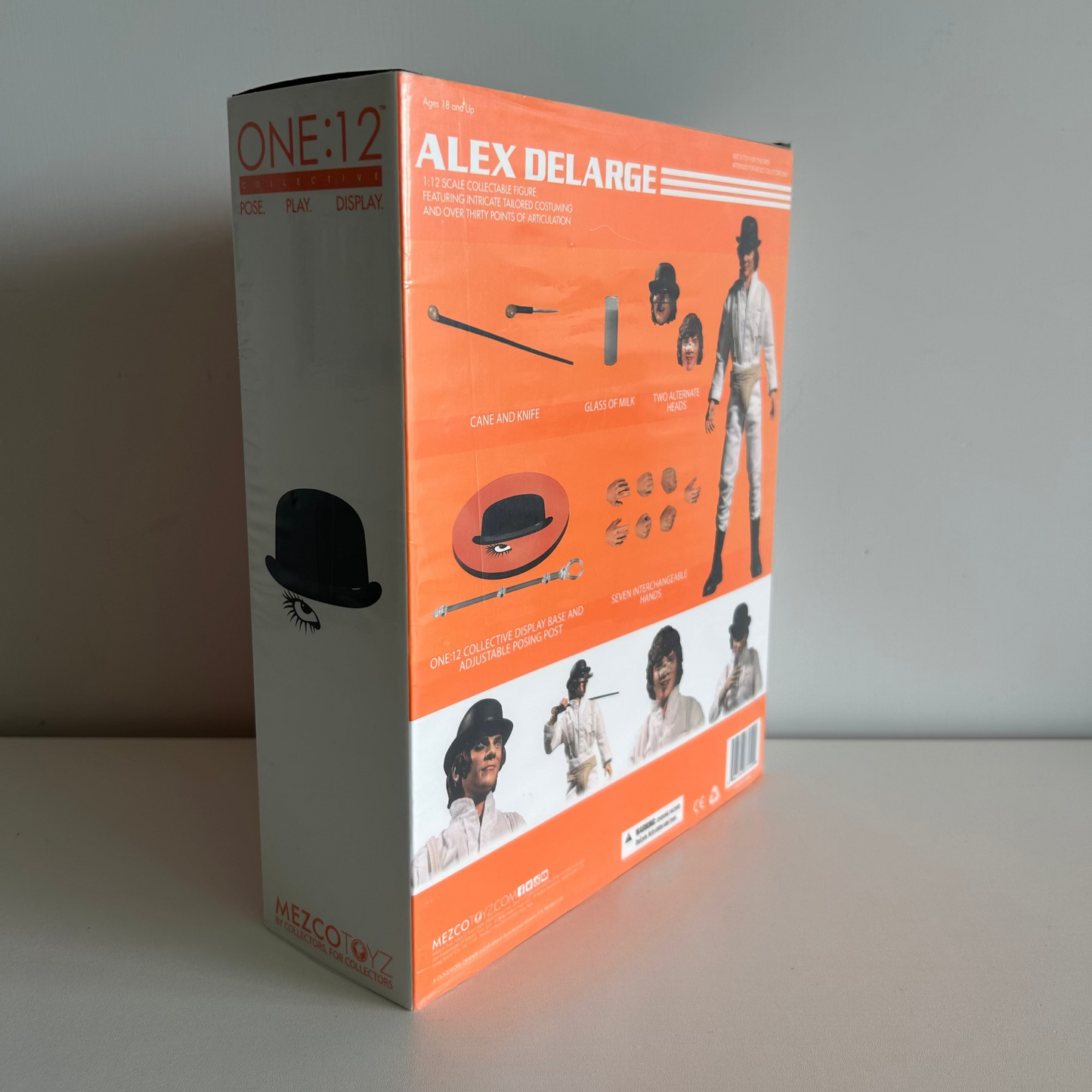 Mezco One:12 Collective A Clockwork Orange Alex DeLarge 1/12 Action Figure New Sealed, Second-hand But Unused