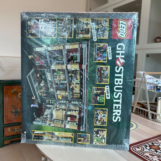 LEGO 75827 Ghostbusters Firehouse Headquarter 4634 pcs Plastic Toy Set Ghost New Sealed, Second-hand But Unused