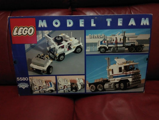 LEGO 5580 Team Model Tractor Highway Rig set, Never been opened New Sealed, Second-hand But Unused