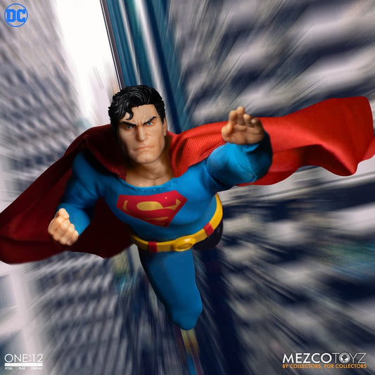 Mezco One:12 Superman the Man of Steel 1/12 Action Figure Model Collection New Sealed, Second-hand But Unused