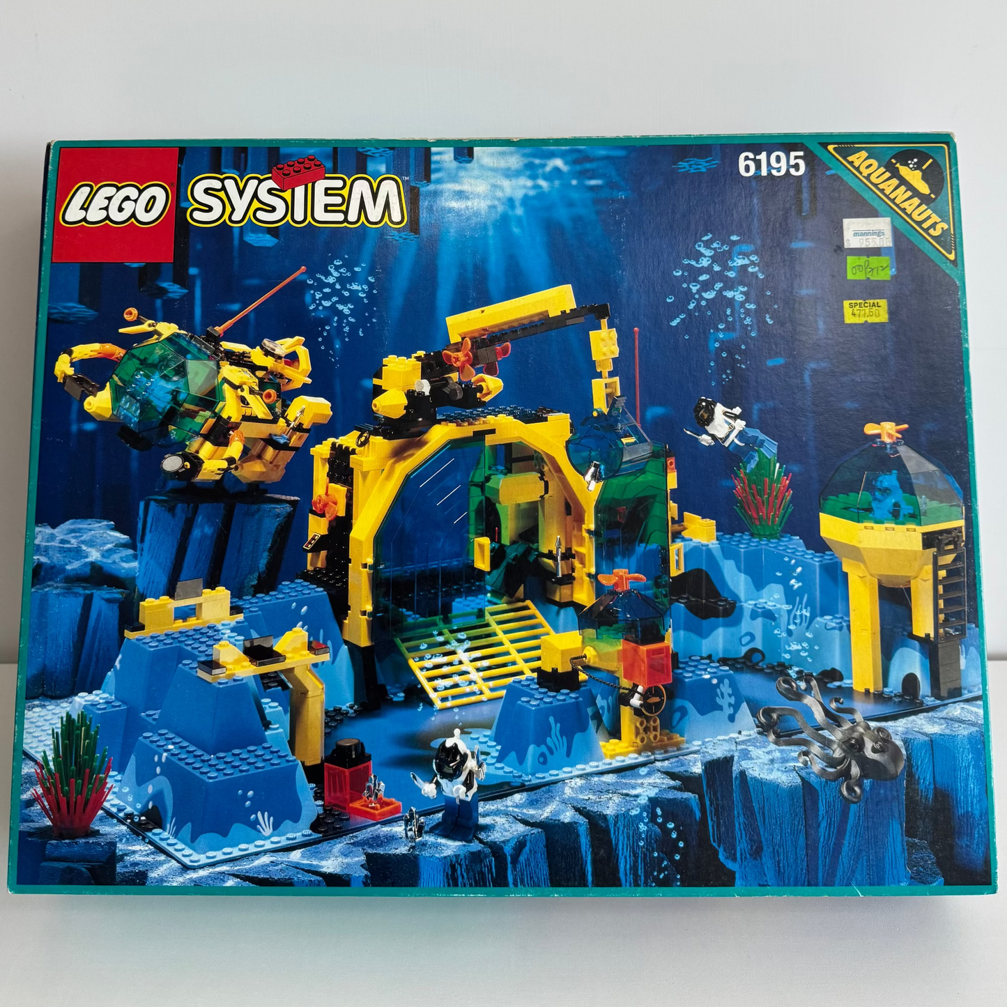 LEGO Aquazone 6195 Neptune Discovery Lab New Sealed, Second-hand But Unused
