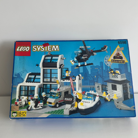 Lego Town Classic Town POLICE 6598 Metro PD Station New Sealed, Second-hand But Unused
