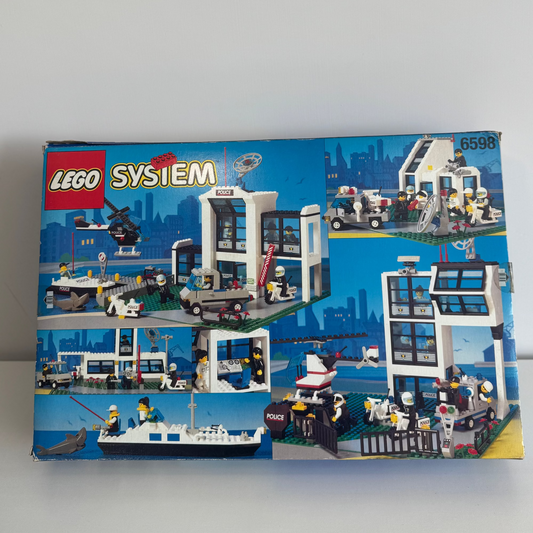 Lego Town Classic Town POLICE 6598 Metro PD Station New Sealed, Second-hand But Unused