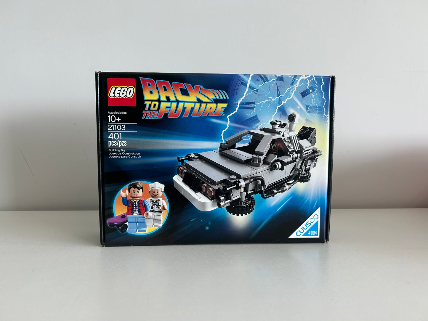 LEGO 21103 Ideas The DeLorean Time Machine Back to the Future Second-hand But Unused