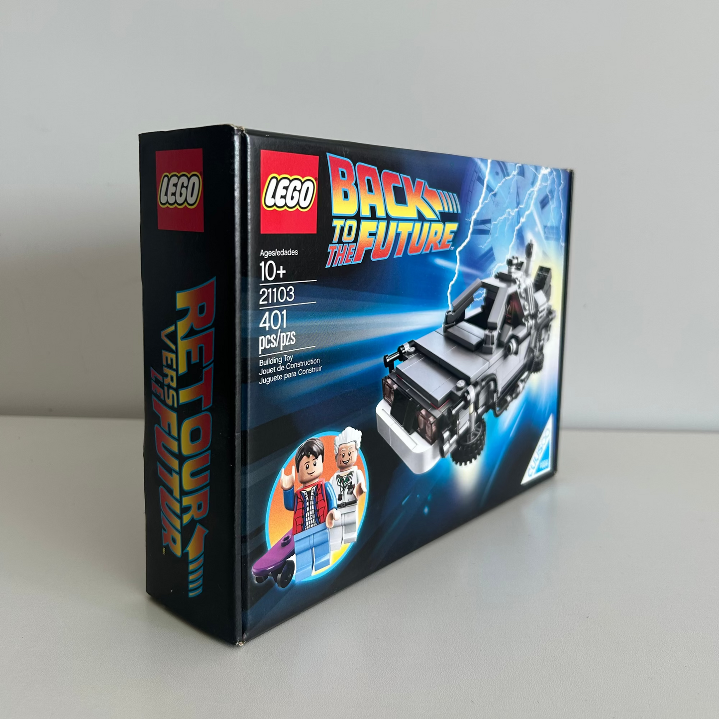 LEGO 21103 Ideas The DeLorean Time Machine Back to the Future Second-hand But Unused