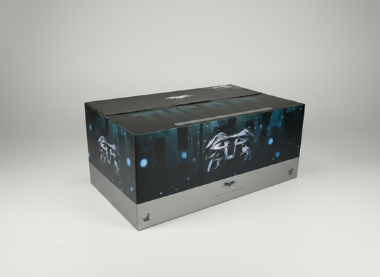 HOTTOYS MMSC002 1/12 The Bat Plane With Batman Catwoman & Fusion Reactor New Sealed, Second-hand But Unused