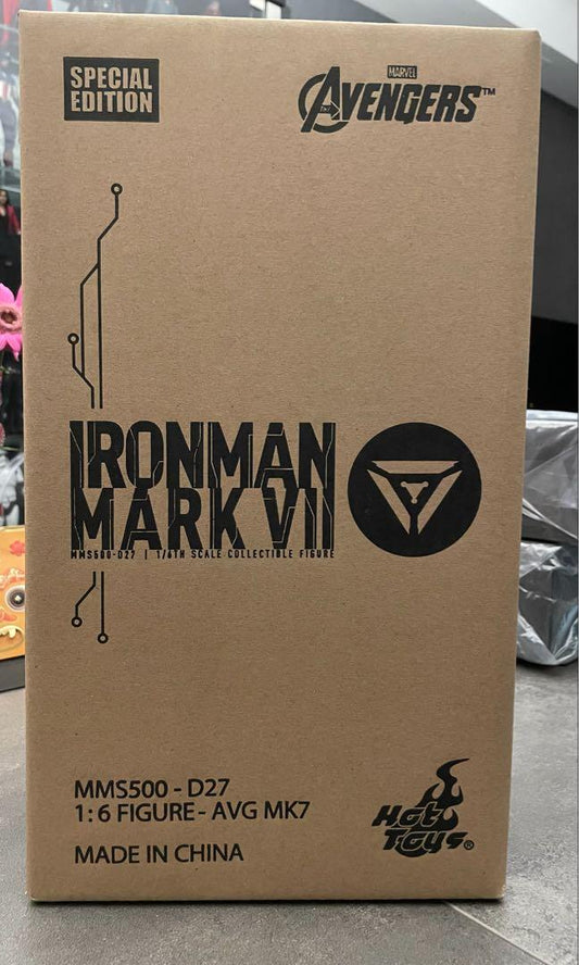 Hot Toys MMS 500 D27 The Avengers Iron Man Mark 7 VII Diecast Tony Special Ver New Sealed, Second-hand But Unused