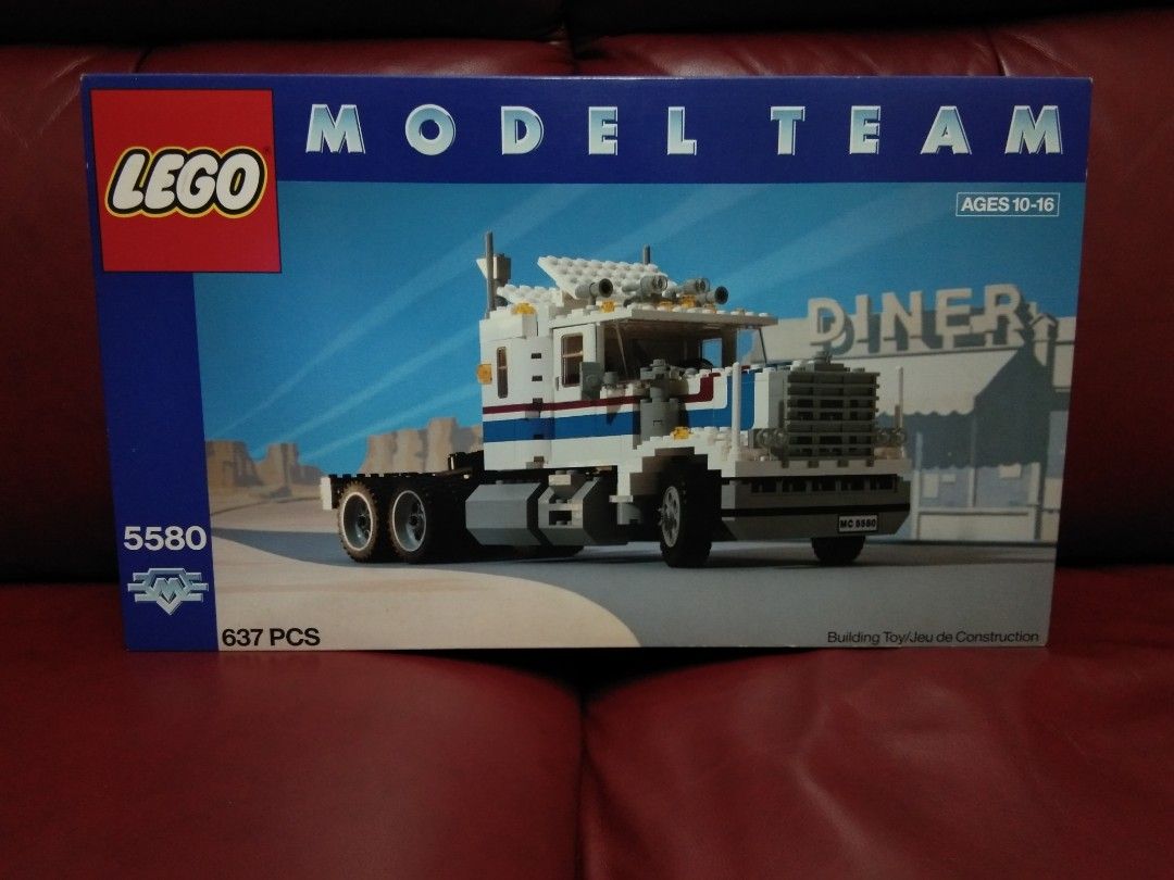 LEGO 5580 Team Model Tractor  Highway Rig set, Never been opened New Sealed, Second-hand But Unused