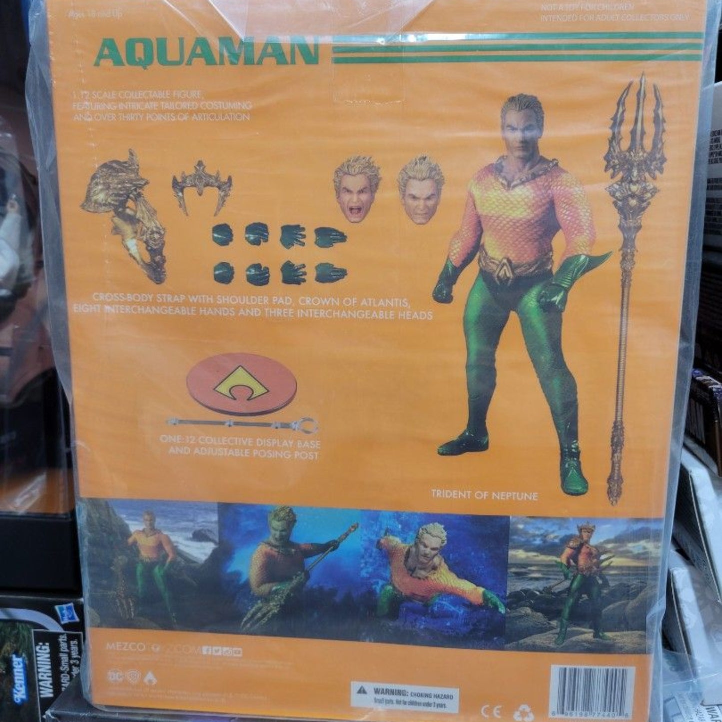 Mezco Toyz 1/12 DC Comics Aquaman Action Figure Toy Model New Sealed, Second-hand But Unused
