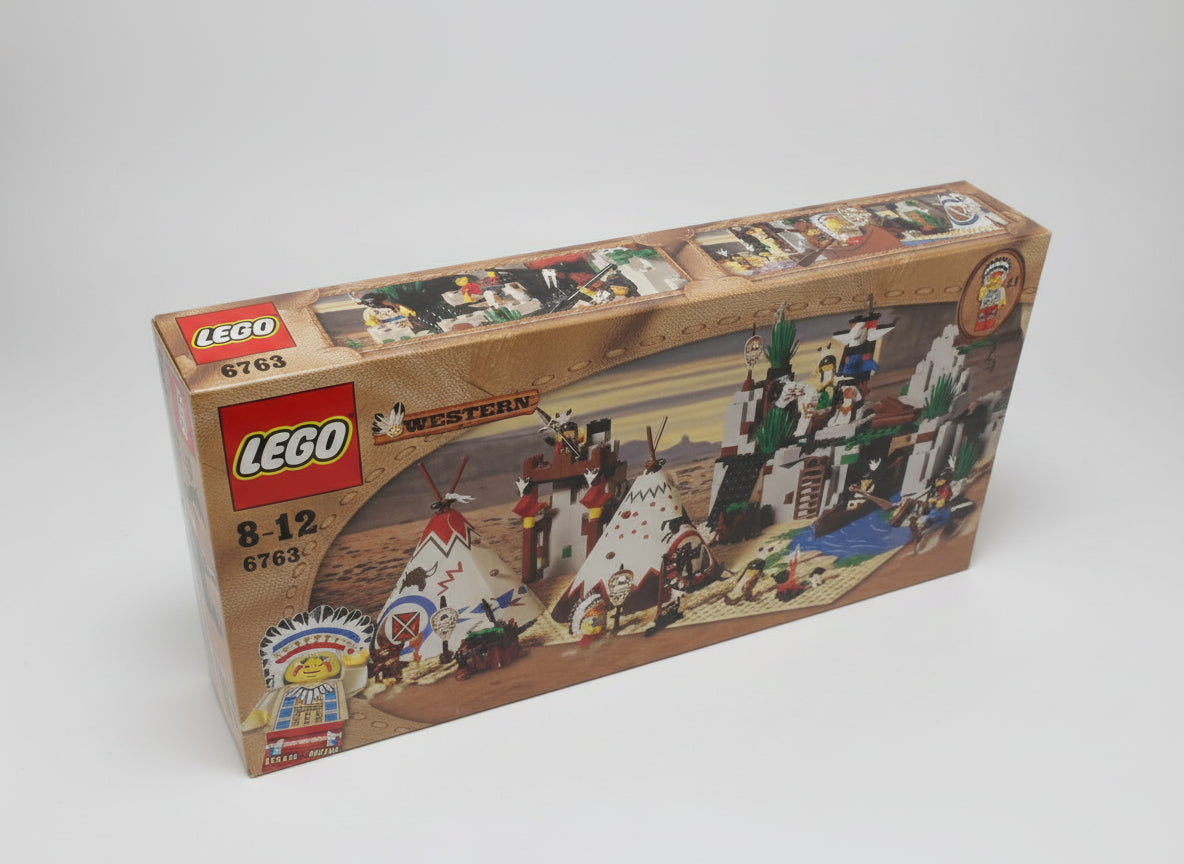LEGO 6763 Western Indians Set Rapid River Village New Sealed, Second-hand But Unused